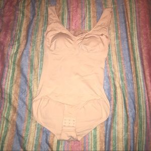 Waist trainer bodysuit
